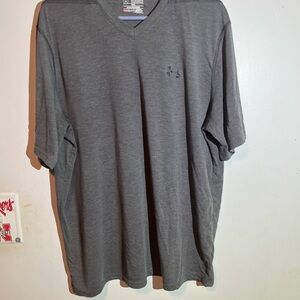 Under Armour Men's Gray V-Neck Shirt